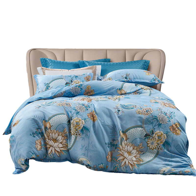 富安娜  磨毛四件套碧波微漾