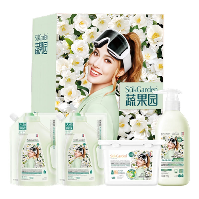 蔬果园  2026山茶花清洁礼盒SGYS0002