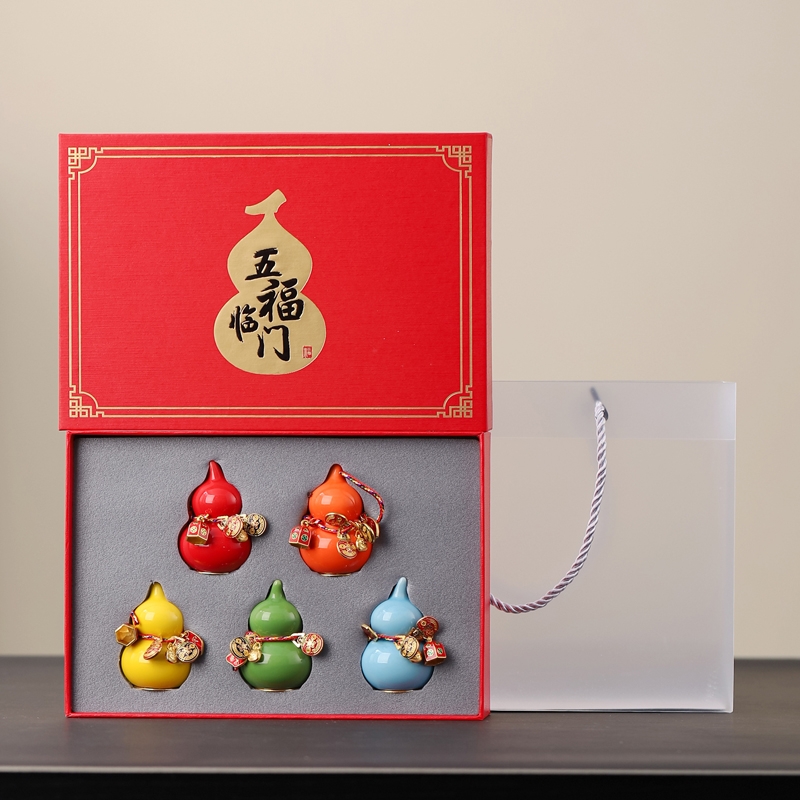 开门红葫芦摆件五福临门CJS-YZY-018