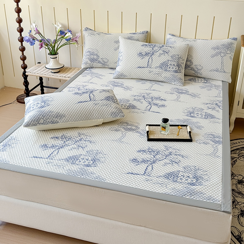 花花公子  夏季云感冰豆豆印花凉席三件套PLAYBOY-233