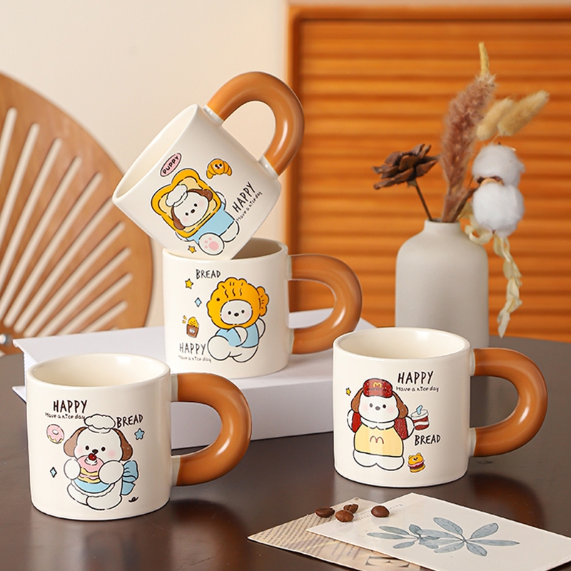 顺聪  大手柄杯卡通陶瓷杯系列