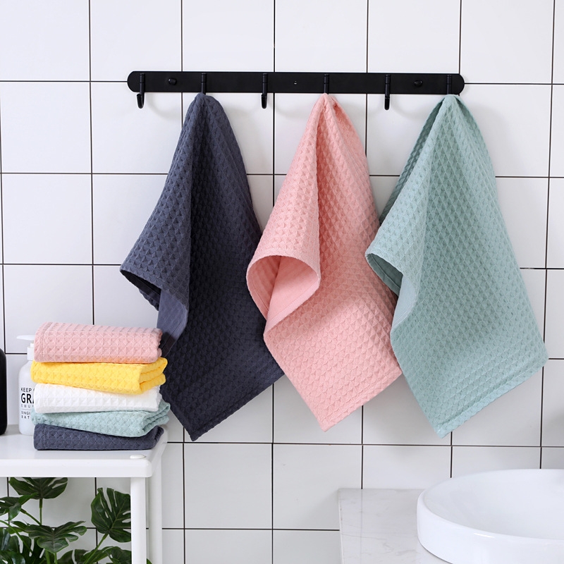 奥来纯  A类纯棉华夫格毛巾精梳棉95g