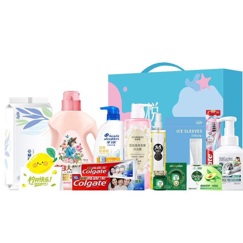 蔬果园  海飞丝滴露龙虎清凉洗护11件套QLYI-260325