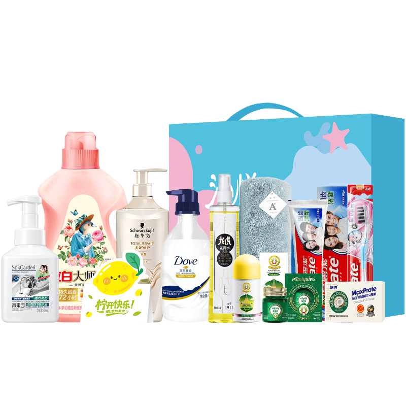 蔬果园  施华蔻立白国货清凉洗护11件套QLYI-260332