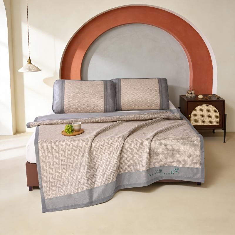 洁丽雅  艾草碳光冰丝席CP3487-2