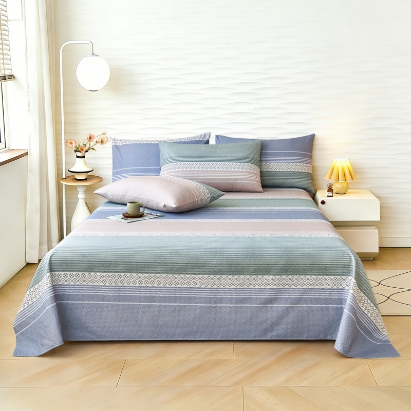 德泽  原棉粗布凉席三件套DZ-X26-69