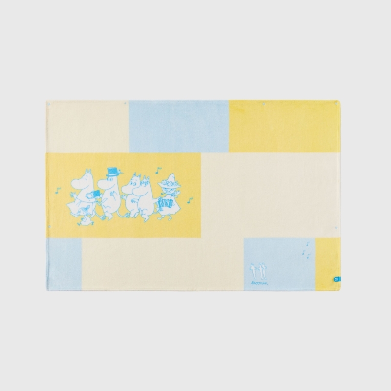 躺岛  姆明绒绒毯