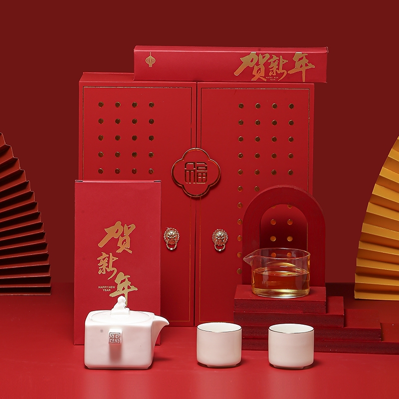 燚器  国潮风快客杯开门红套组