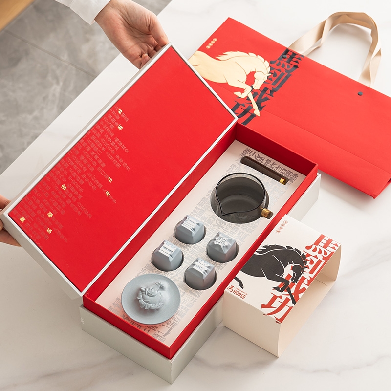 字器  马到成功旺顺康宁茶具