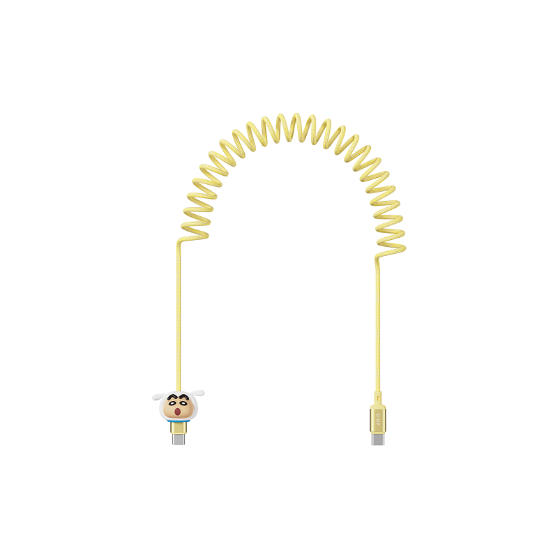 ROCK  联名蜡笔小新弹簧双C数据线