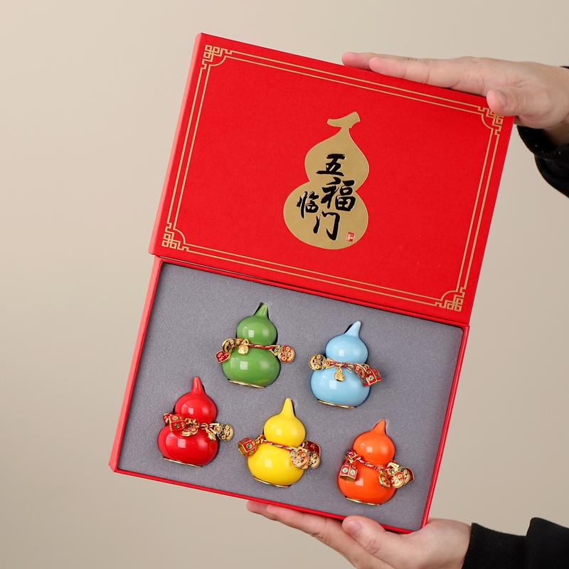 开门红葫芦挂件五福临门CJS-YZY-019