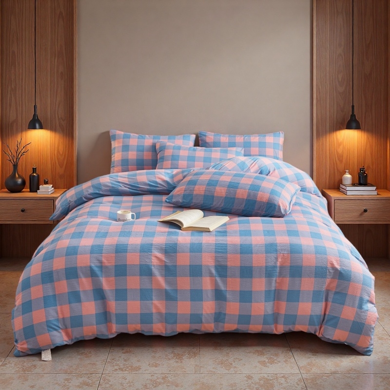 花花公子  新款水洗皱皱纱亲肤四件套PLAYBOY-197