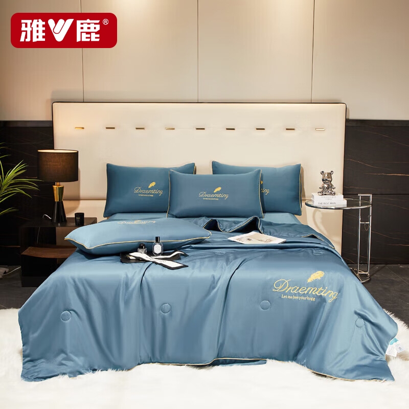 雅鹿  可水洗冰丝夏被YLBX15