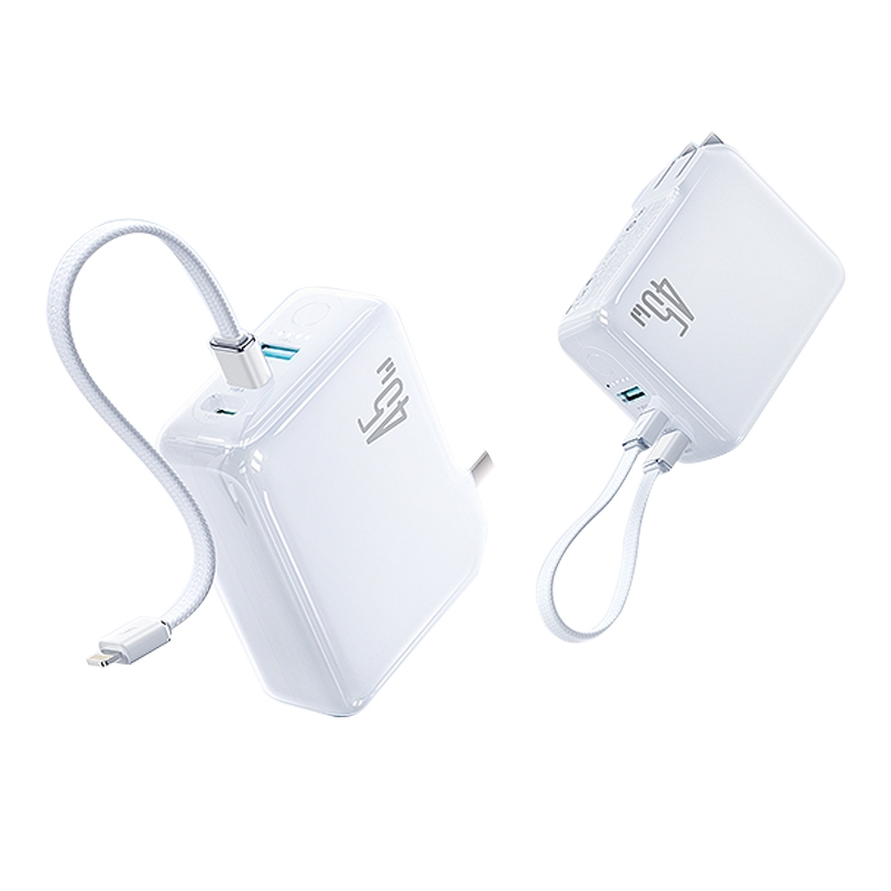 机乐堂  三合一自带线移动电源JR-PBF30