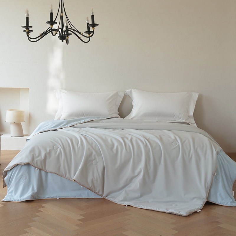 博洋家纺  A类舒柔蚕丝大豆纤维子母被云裳