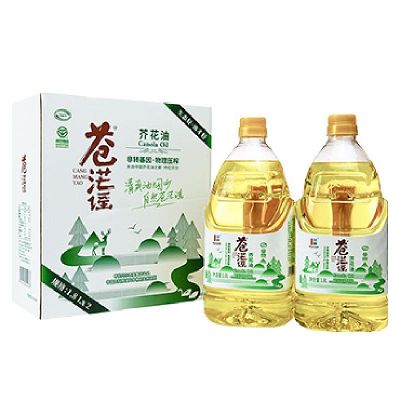 苍茫谣  芥花油1.8L*2瓶礼盒装