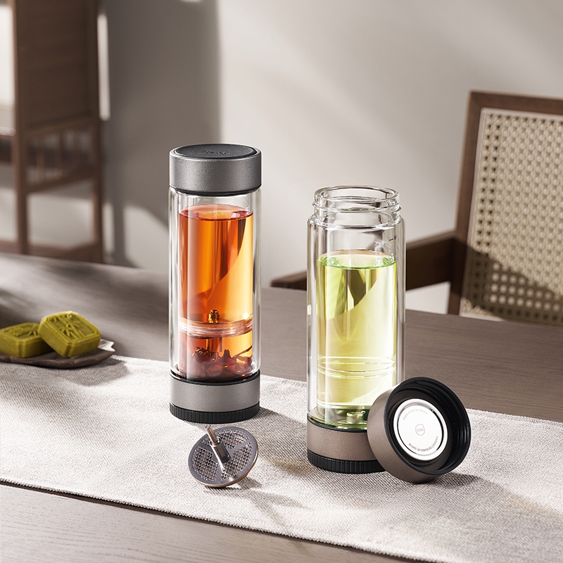 苏泊尔  茶水分离双仓玻璃杯KCG36CK10