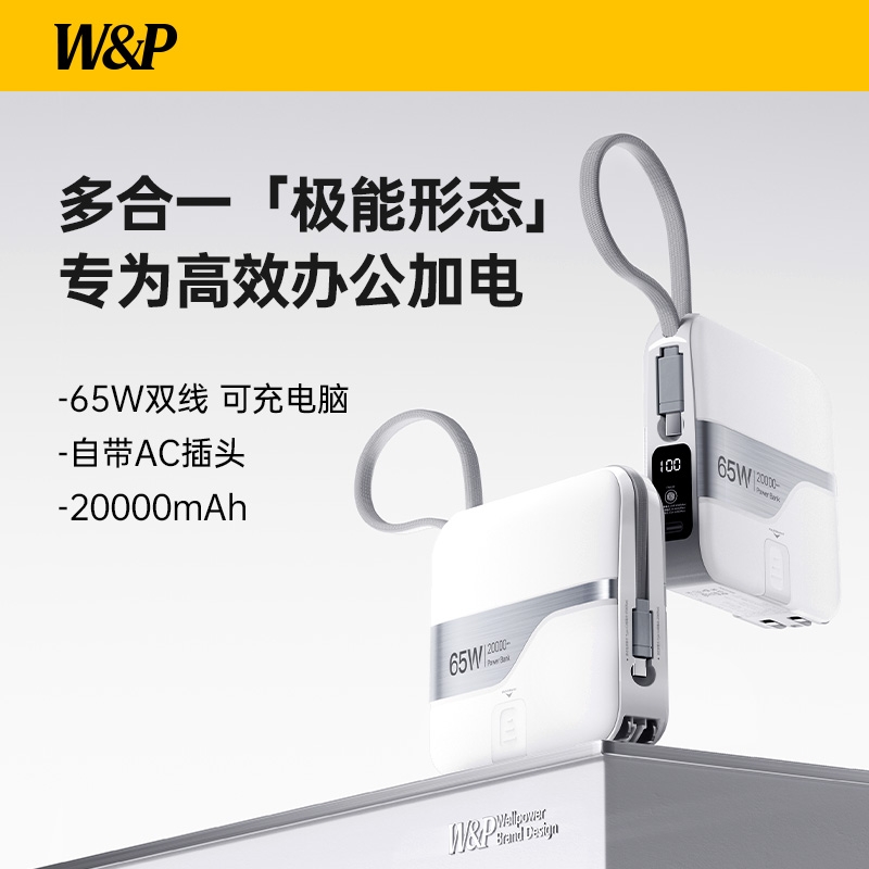 W&P  多合一移动电源PD201W