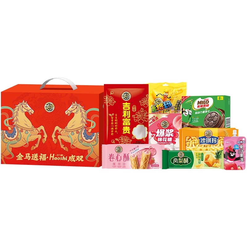 徐福记  金马送福糖果糕点年货大礼包A2