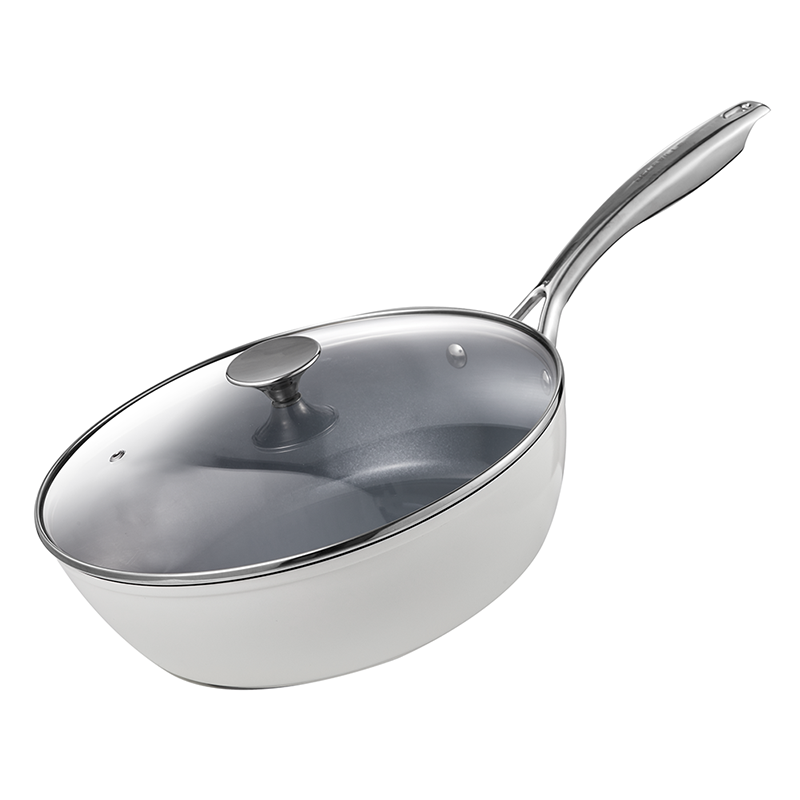 德莱维尔  陶瓷不粘煎炒锅28cmMQL-DTL28