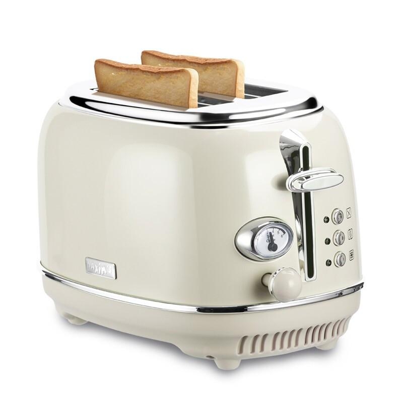 马克西姆  迪埃普两片型复古多士炉米色MKA64