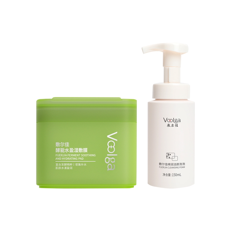敷尔佳  绵润洁颜泡泡酵能水盈湿敷膜套组