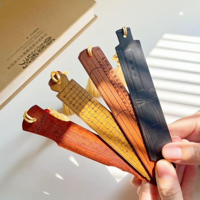 尚元堂  中国风琴棋书画木质书签锦盒包装