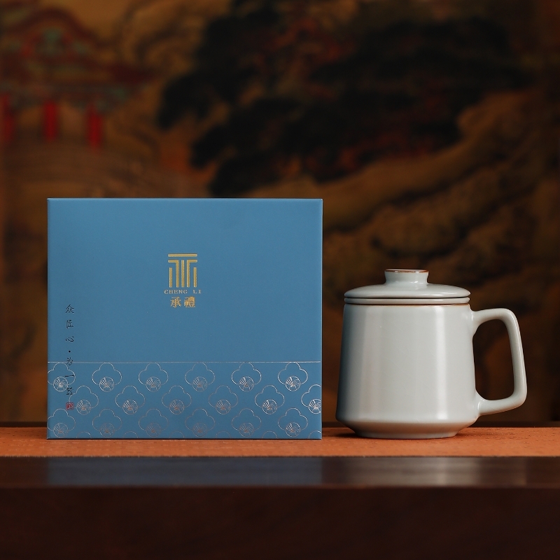 承礼  汝窑观方办公杯