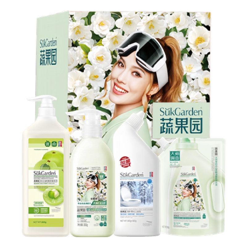 蔬果园  2026山茶花清洁礼盒SGYS0003