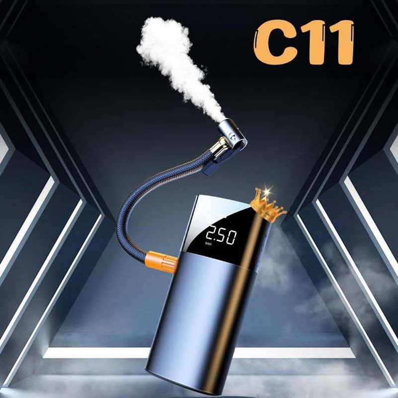 茁泥  MiNEJONi车载便携充气泵C11