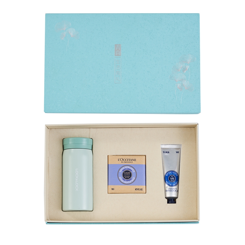 若生活  保温杯欧舒丹护手霜礼品套装24026