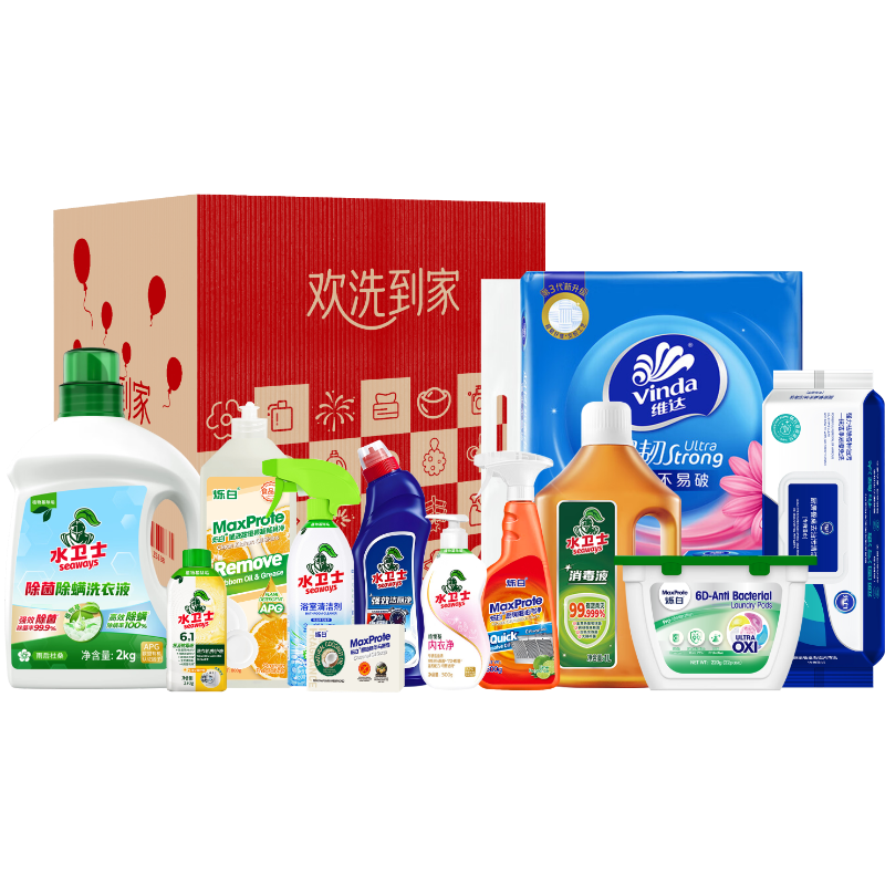 水卫士  维达居家清洁12件套JQZP-250904