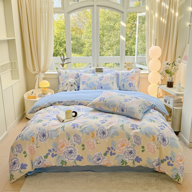 花花公子  新疆100%纯棉四件套北国之春PLAYBOY-172