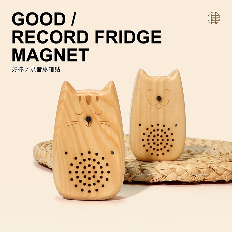 生活演异  录音留言磁吸开瓶器冰箱贴NO-HB071猫/NO-HB071狗