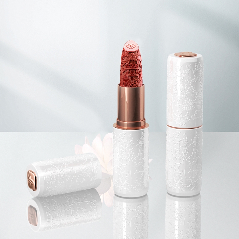 花西子  花露玲珑陶瓷口红M304桃花片