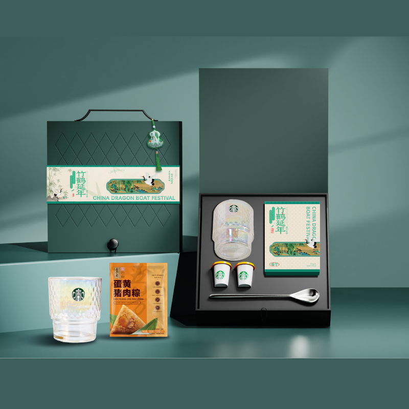 法诺厨  竹鹤延年星巴克套装1