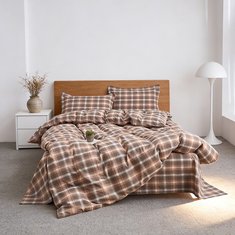 無印良品  水洗色织纯棉四件套WY-260315