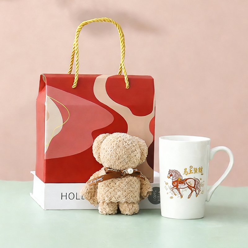 顺聪  杯子毛巾小熊伴手礼礼盒