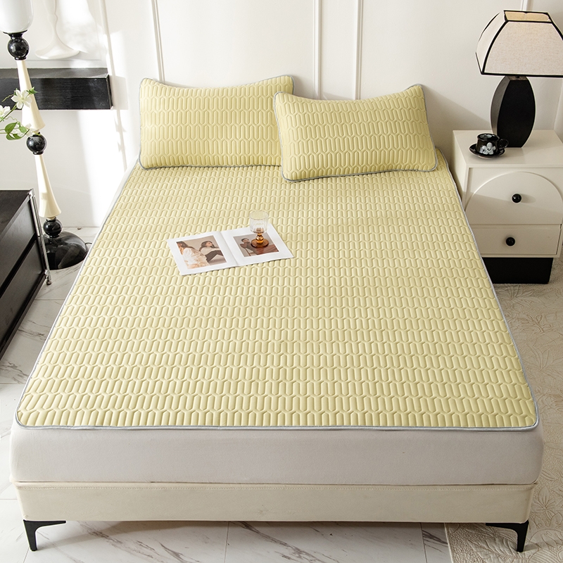 花花公子  纯色凉感丝乳胶凉席夏季三件套PLAYBOY-220