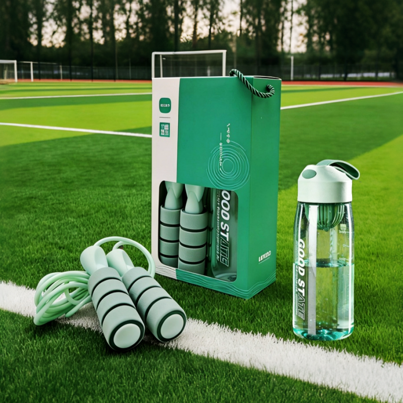 优品尚竹  严选运动水杯跳绳礼盒B0T1