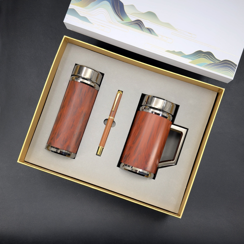 玄北斋  手柄紫砂杯礼盒套装T15-01-1