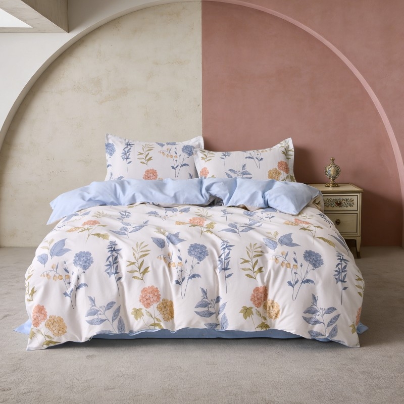 花花公子  臻享零压全棉四件套绣球之花PB-25YZ126