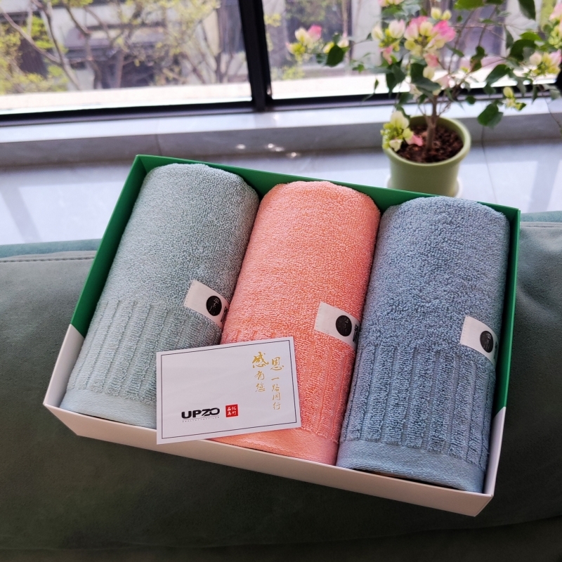 优品尚竹  素言棉毛巾三条装SY-703