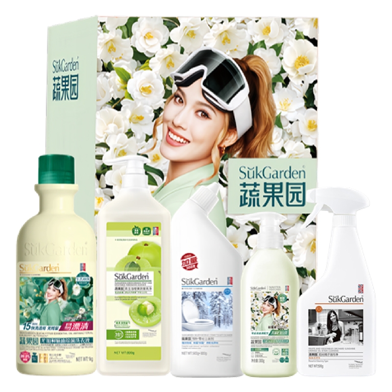 蔬果园  2026山茶花清洁礼盒SGYS0007