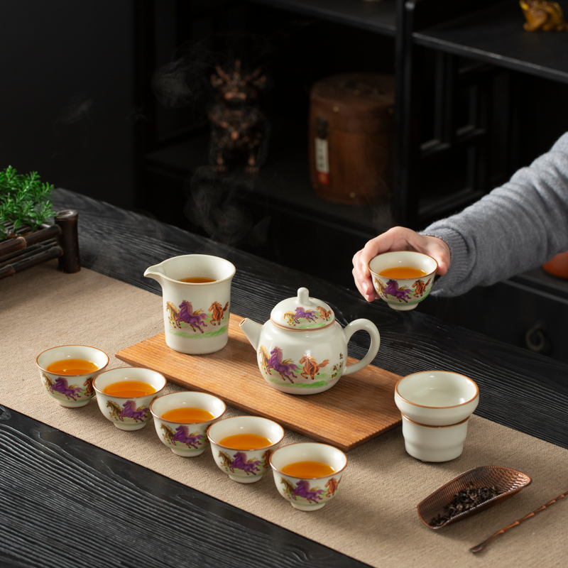 瓷伽什  马到成功汝窑套组CJS-RY-011