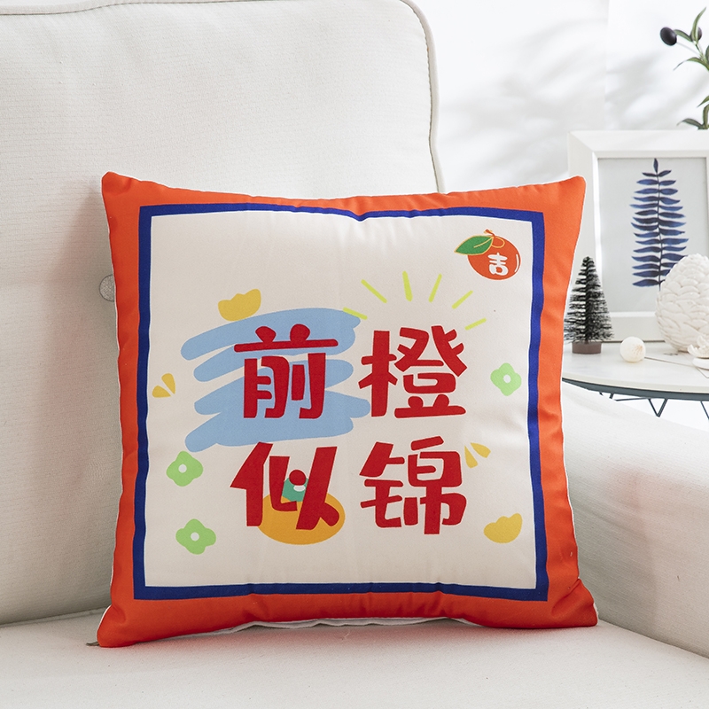 花花公子  国潮短毛绒多功能抱枕钱赚八方PLAYBOY-244