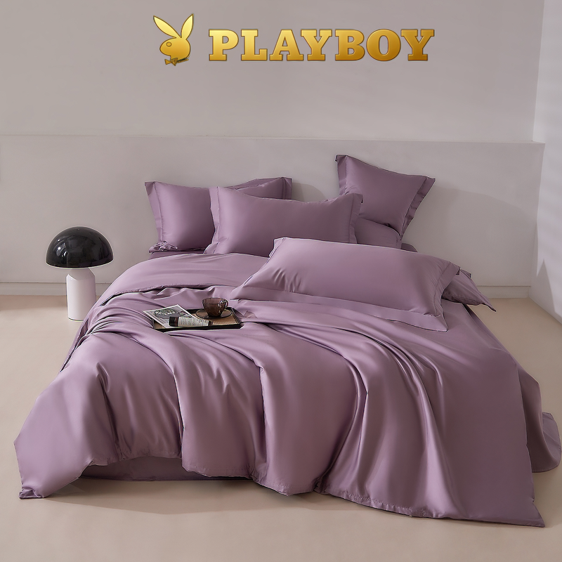 花花公子  50支纯棉长绒棉轻奢四件套PLAYBOY-175