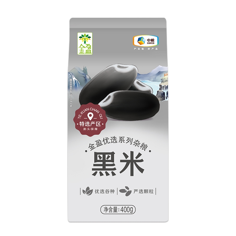 金盈  中粮黑米400g