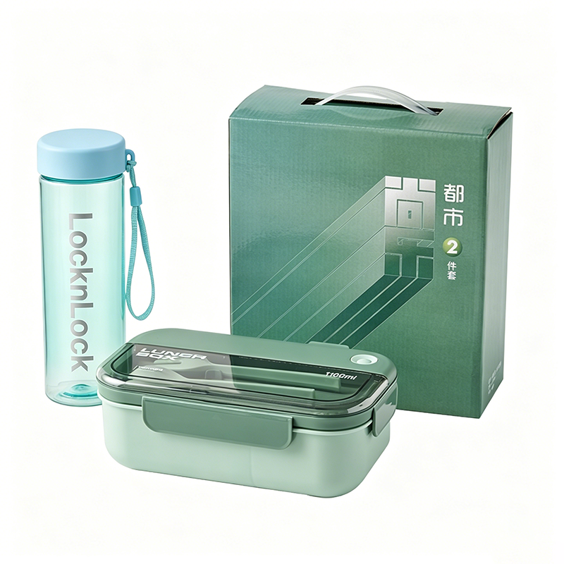 若生活  乐扣水杯饭盒组合套装26079