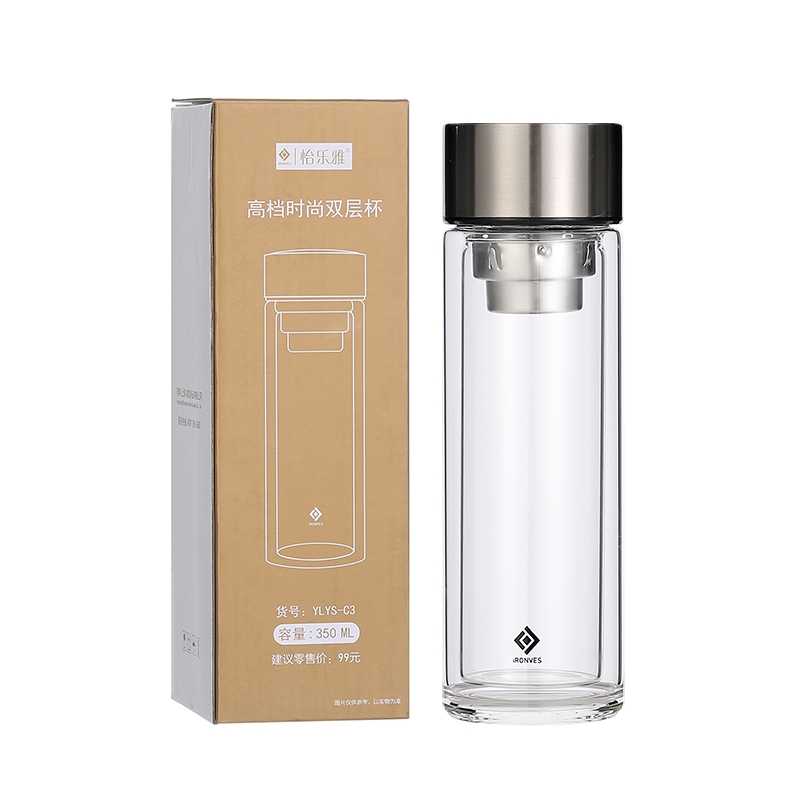 怡乐雅  高档时尚双层杯YLYS-C3